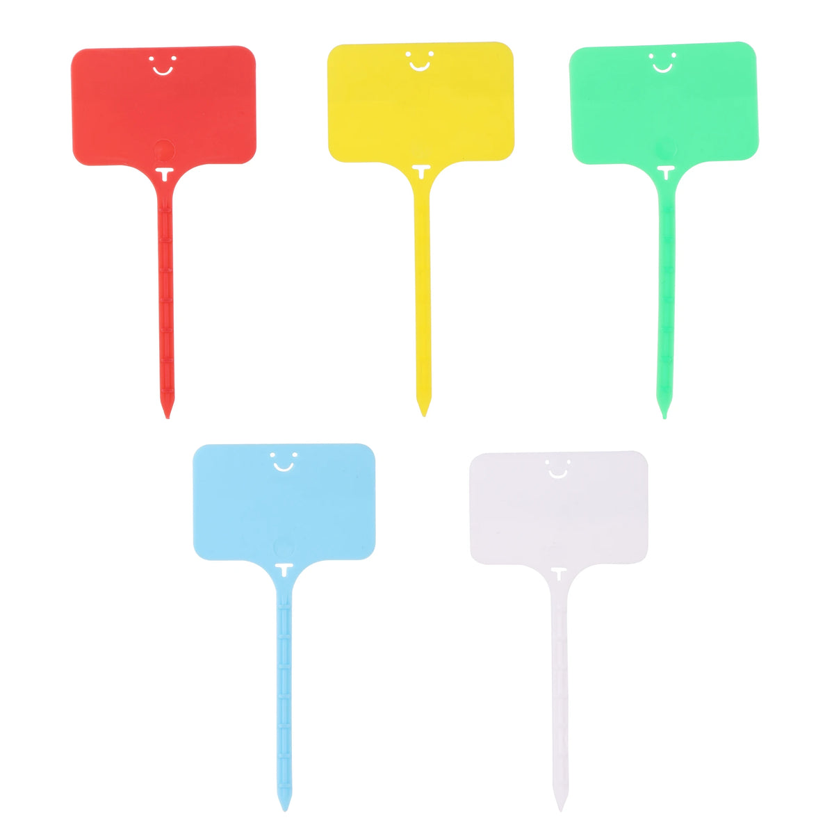 étiquettes jardinage rouge vert jaune bleu blanc smiley durable antiusure extérieures 30 pièces