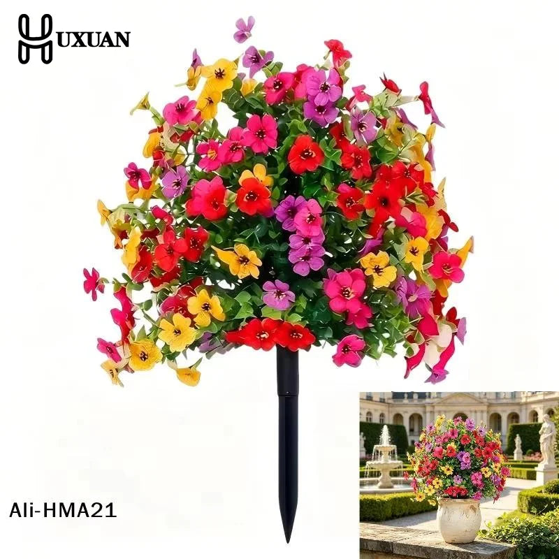 bouquet artificiel fleurs multicolore décoration intérieure tringle noire réaliste pendaison crémaillère événementiel chambre salon