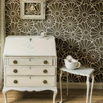pochoirs stencil fleurs stylisées blanc artisanal decoratif peinture murale scrapbooking coloriage gaufrage album cartes