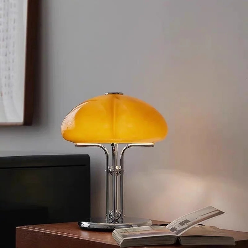 lampe suspendue moderne orange mat pendentif crochet métallique câble noir cuisine salon chambre