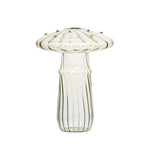 vase champignon transparent moderne rouge vert rose marron jaune