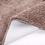tapis bain poilu antidérapant imperméable résistant couleur gris moderneintérieur prière cuisine chambre