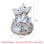 pots fleurs résine moderne figurines lapins motifs tissus carottes noeuds papillons mignons