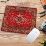 tapis souris persan motif traditionnel rouge noir bleu classique gaming desk mat souris clavier