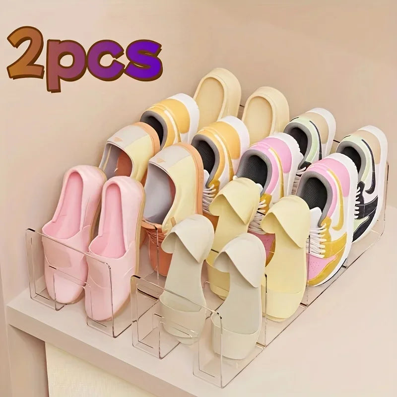 organisateur chaussures sacs transparent moderne minimaliste étagère cuisine chambre rangement vertical 4pcs multifonctionnels