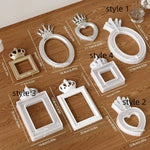 cadres photo silicone antiadhésif couronne géométrique classique baroque