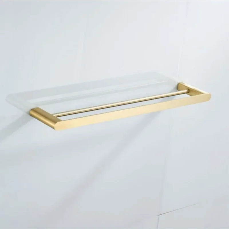 porte serviettes moderne or porte brosse wc adhésif porte savon ensemble quincaillerie bain minimaliste