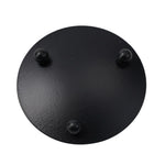 Support bougies moderne noir doré décoration maison 13x18cm