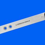 bande lumineuse led blanc points bleus interrupteur tactile moderne connecteurs électriques opacité