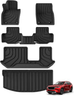 tapis sol voiture noir rayures horizontales antislip waterproof intérieur moderne