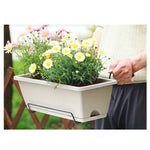 bacs fleurs modernes beige noir résine opaques drainage ventilation bacs intérieurs