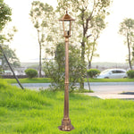 lampe rue or noir rétro classique extérieure ip65 e27 led industrielle vintage aluminium