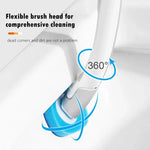 Brosse toilette jetable blanche bleue moderne pratique adhésive interchangeables fluides nettoyants