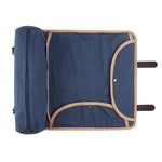 sac outils barman tissu texturé compartiments élastiques sangles réglables vintage utilitaire cocktails