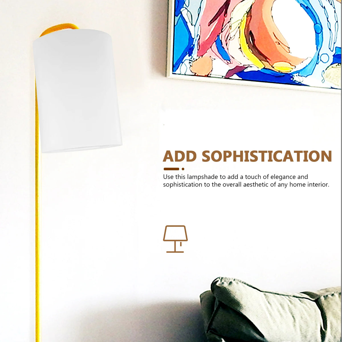abat jour moderne blanc acrylique table chambre simple accessoire éclairage remplissage opacité finement texturé