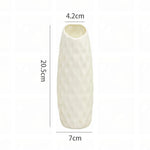 vases modernes vert pastel blanc rose texture géométrique minimaliste