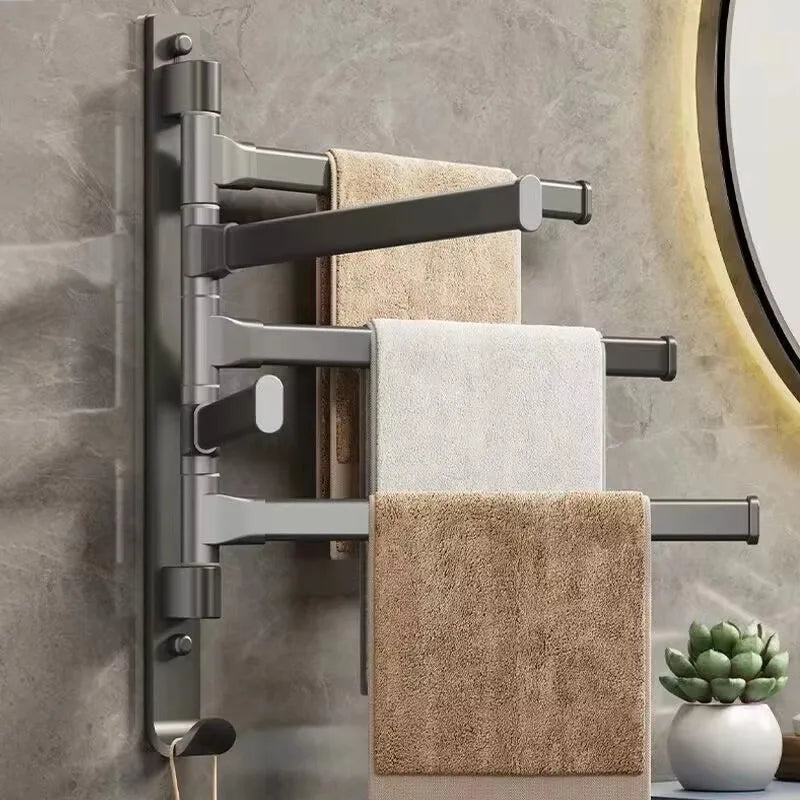 porte serviettes mural pliable moderne blanc noir gris serviettes microfibre brosse bain porte haillons