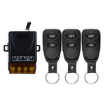 relais électrique 433mhz 12v 24v 36v 48v 30a télécommande sans fil boutons on off