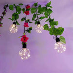ampoules led décoratives transparentes rose fil cuivre lumière rvb éclairage intérieur féerique vintage 8cm