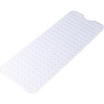 tapis bain antidérapant noir texturé ventouses drainage salle bain