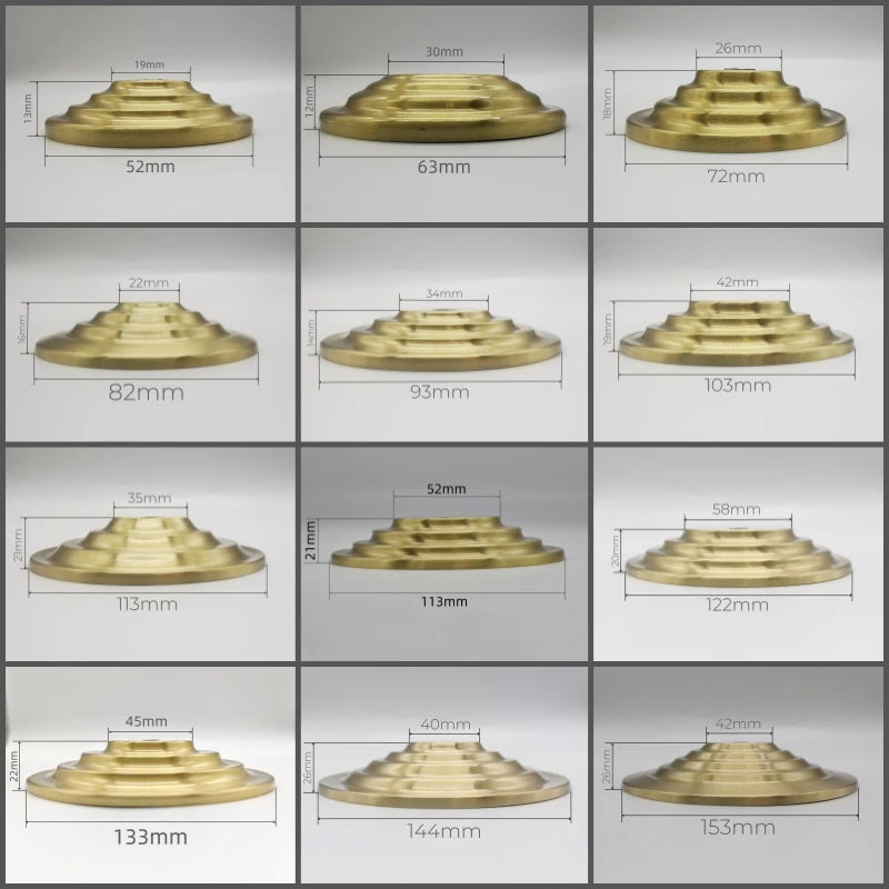 support suspension lampe moderne doré rayonnant concentrique différents disponibles qualité cuivre