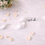 rubans satinés mariage just married elle dit oui love welcome mrs mrs forever