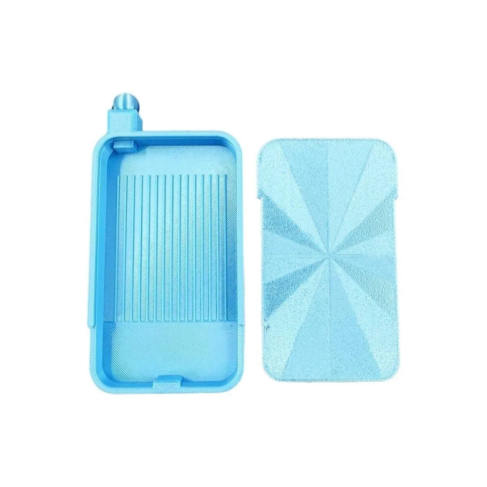 boîte violet vert bleu moderne motifs géométriques opaques roses