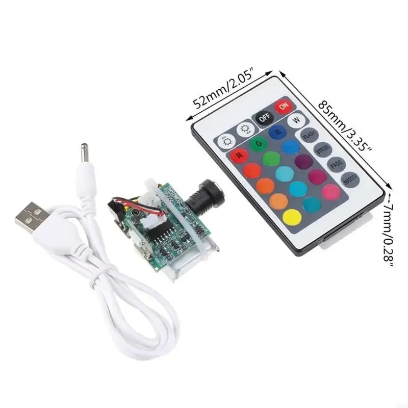 lampe led réglable 16 couleurs télécommande intégrée charge usb nocturne