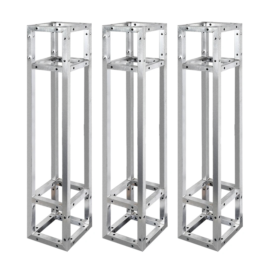 structure modulaire métal argenté segments modulaires moderne durable vis fixations