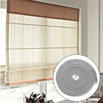 ruban rideau gris clair tissé finement moderne maison chic decoration interieur