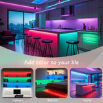 ruban led flexible rgbww 12v 24v 60leds 108leds 120leds adhésif moderne