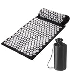 tapis massage acupression relaxation points blancs vert violet bleu moderne ergonomique sac transport