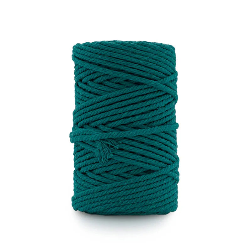 fil macramé coton texturé blanc noir gris bleu rose rouge vert jaune violet artisanal