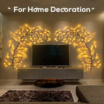 guirlande lumineuse led branche naturelle 144 led prise usb télécommande