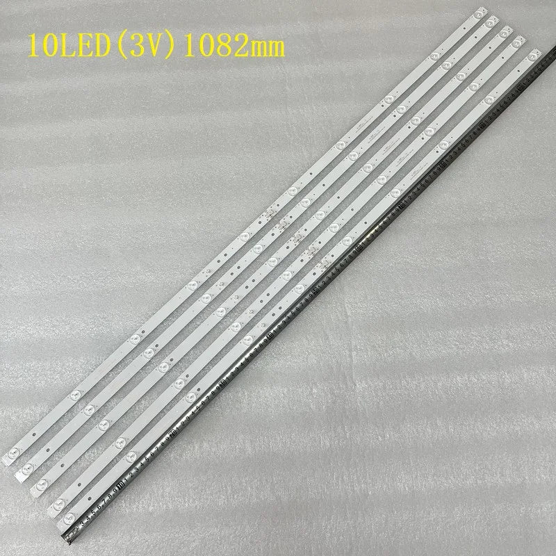 bande led argentée moderne 1082mm connecteurs réutilisable aluminium translucent