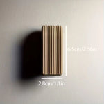 porte serviettes mural adhésif moderne rayures verticales beige blanc noir minimaliste