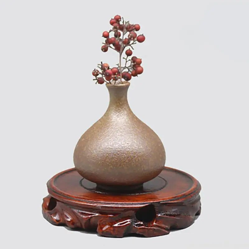support présentation bois sculpté socle vase figurine théière décoration intérieur classique