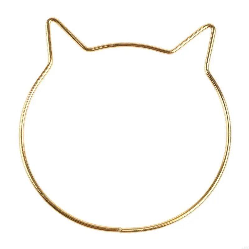 anneaux photo or forme animaux chat nuage minimaliste métal taille 14cm 18cm 21.5cm