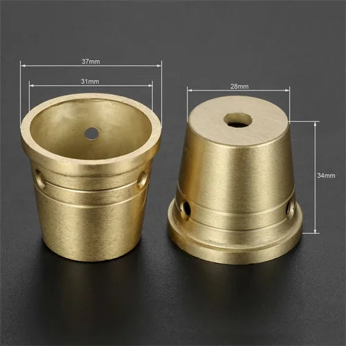 cache pot doré moderne lisse set pièces protection chaise table sécurité dorée
