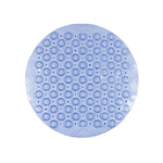tapis bain anti dérapant moderne perforé motifs circulaires rose vert bleu gris violet