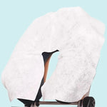 masque facial jetable blanc tissu non tissé absorption rapide hygiène confort 35x28cm