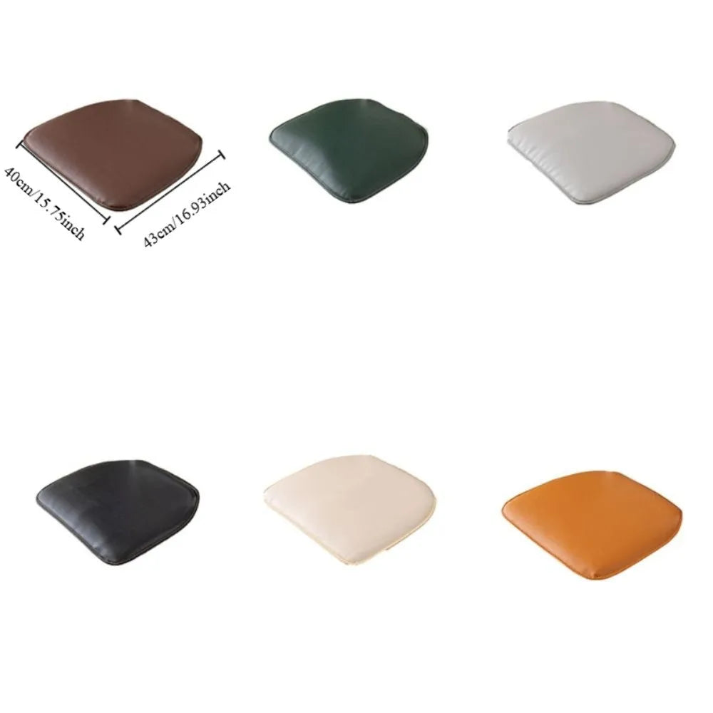 coussin chaise simili cuir marron beige gris vert noir moderne imperméable antidérapant