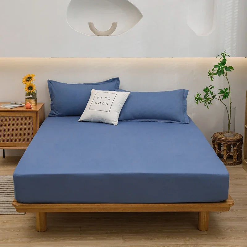 drap plat uni gris élastique lit adulte qualité moderne linge lit polyester 120x200x25cm