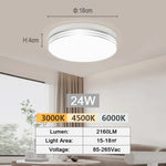 plafonnier led moderne blanc économique facile.surface encastrée interrupteur tactileflux lumineux 249 2000w