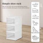 Organisateur de chaussures pliable vue de face