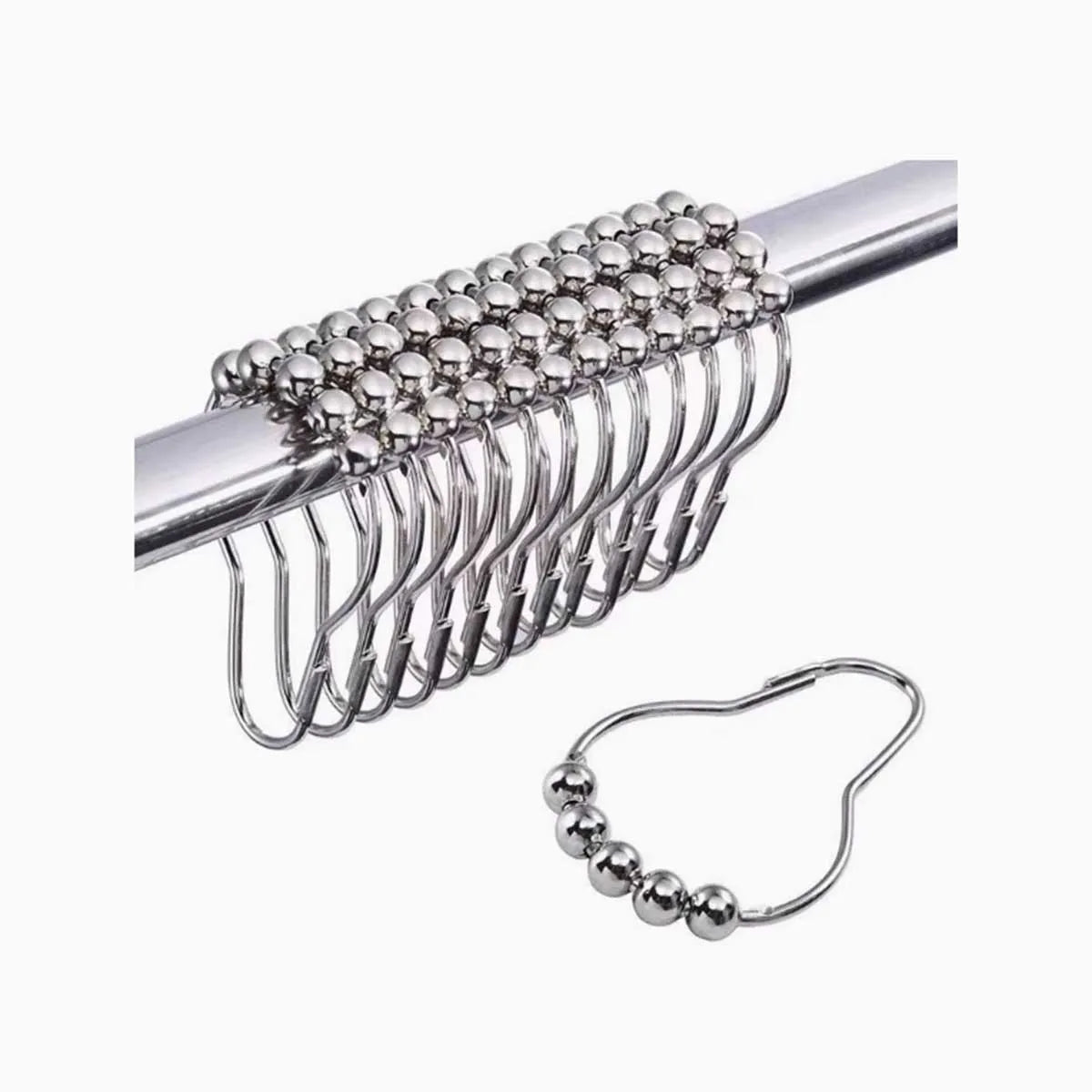 boucle rideau argentée moderne 10pcs 12pcs 16pcs 28pcs
