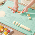 tapis silicone pâtisserie antadhésif vert menthe cercles concentriques surface lisse moderne utilitaire