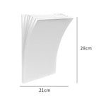 applique murale moderne forme livre blanc minimaliste éclairage chambre coucher led 10m²