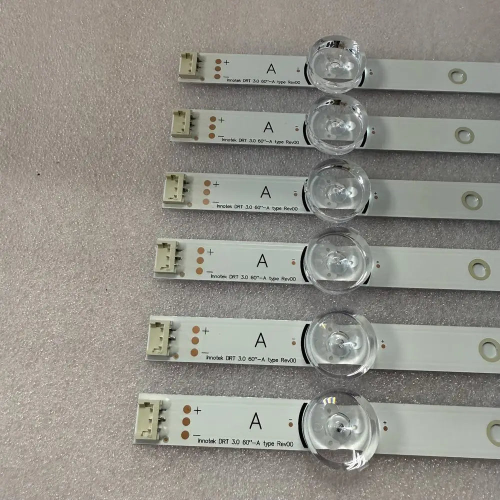 bandes led rétroéclairage tv argenté moderne fixations connecteurs numéros série rev00