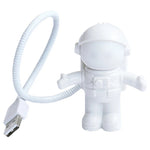 lampe led astronaute blanc moderne veilleuse portable chambre clips adhésif led abs